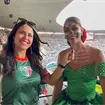Ella es la "Catrina andante" que se robó el show en el Estadio Banorte Ella es la "Catrina andante" que se robó el show en el Estadio Banorte