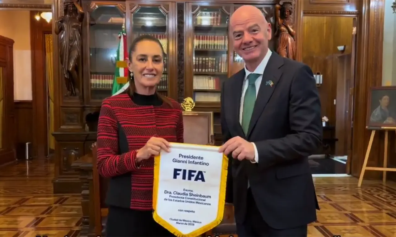  Sheinbaum e Infantino afinan detalles rumbo al Mundial 2026 