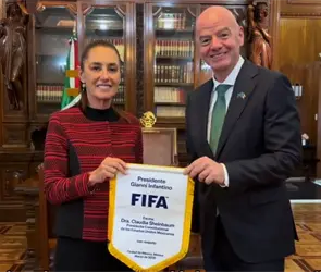 Sheinbaum e Infantino afinan detalles rumbo al Mundial 2026
