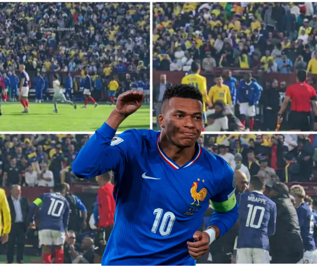  Mbappé defendió a niño brutalmente derribado por seguridad 