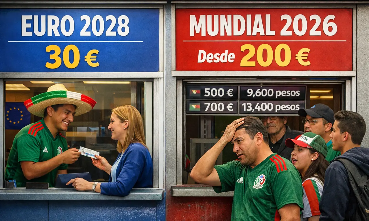  Para un mexicano, será más barato ir a la Euro que al Mundial 