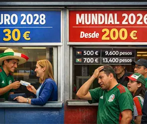 Para un mexicano, ser&aacute; m&aacute;s barato ir a la Euro que al Mundial
