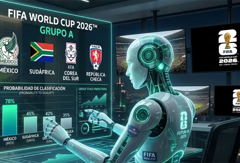 La IA tiene su pron&oacute;stico para la fase de grupos de M&eacute;xico en el Mundial 2026