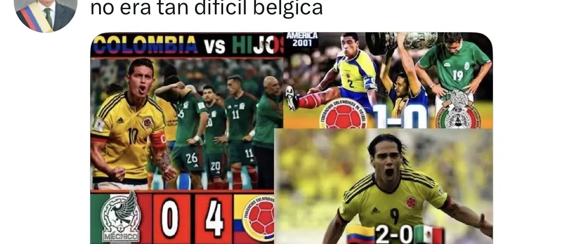 &iquest;Colombia sabe c&oacute;mo ganarle a M&eacute;xico?