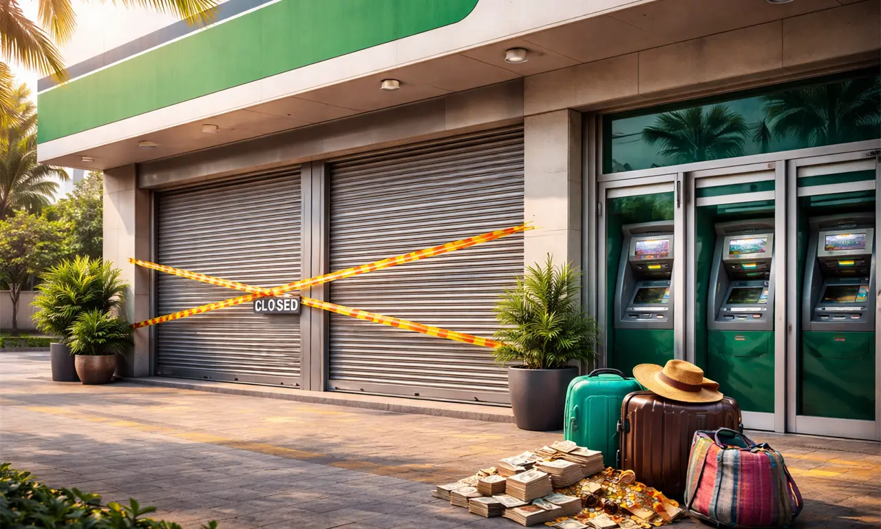  Sucursales bancarias permanecerán cerradas durante Semana Santa, mientras cajeros automáticos y servicios digitales continúan operando con normalidad. 