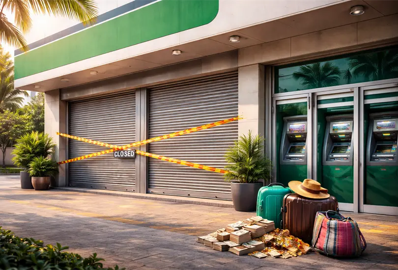 Sucursales bancarias permanecer&aacute;n cerradas durante Semana Santa, mientras cajeros autom&aacute;ticos y servicios digitales contin&uacute;an operando con normalidad.