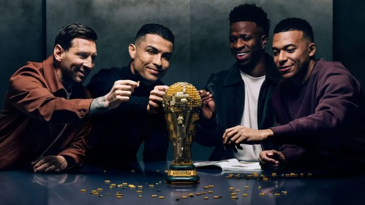  Lego juntó a cuatro candidatos a ganar la Copa del Mundo 
