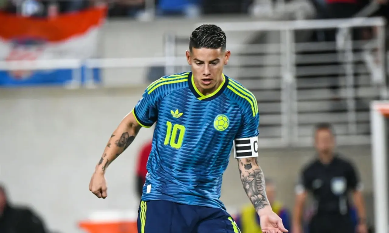  James Rodríguez, hospitalizado tras el amistoso contra Francia. 