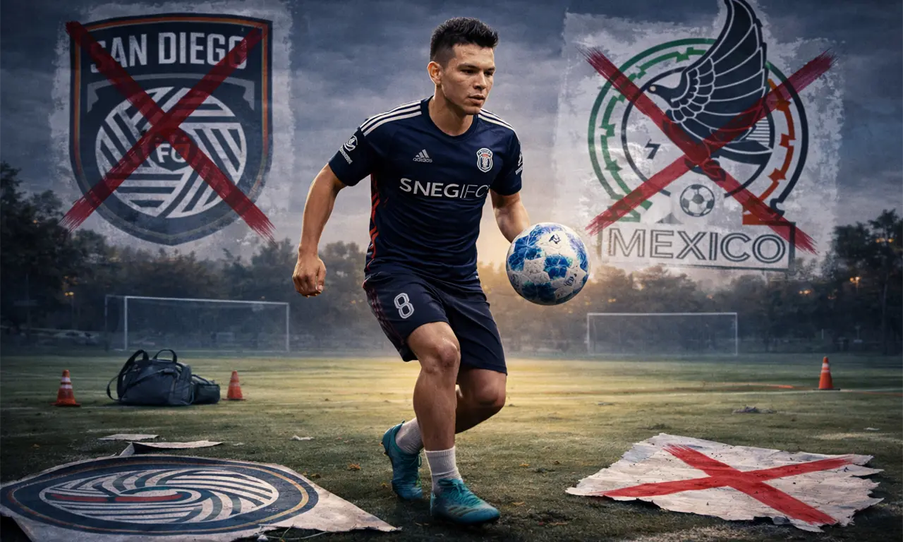  Hirving “Chucky” Lozano, separado de San Diego FC y sin minutos en la Selección Mexicana. 