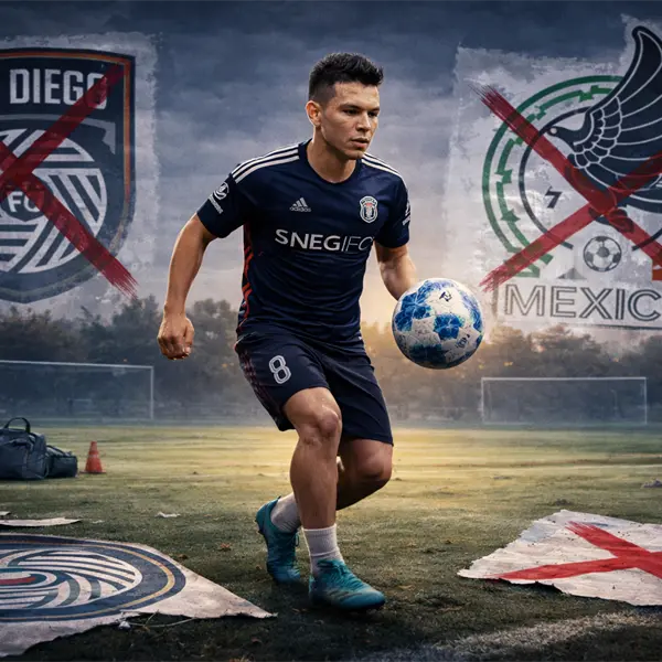 Sin minutos ni club: Lozano entrena en solitario