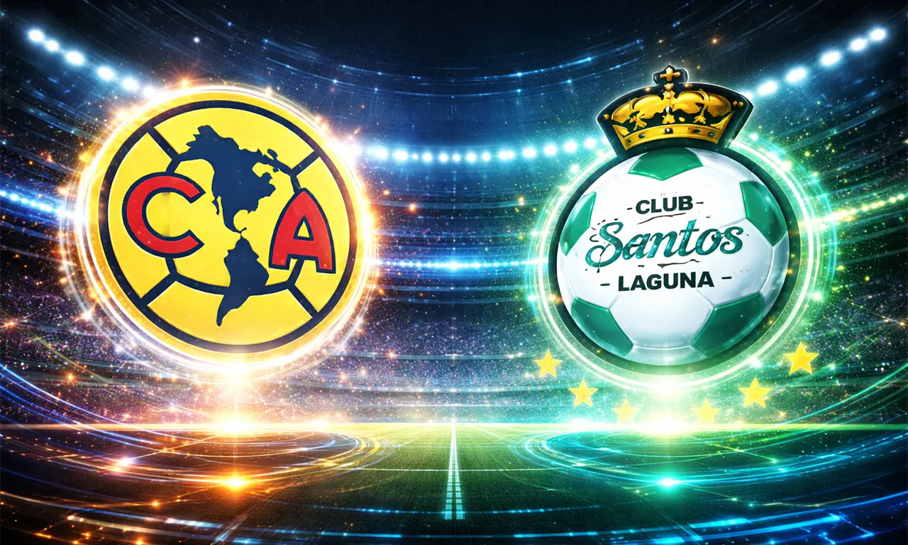  Santos Laguna y América chocan en una batalla de alta intensidad en Torreón. 