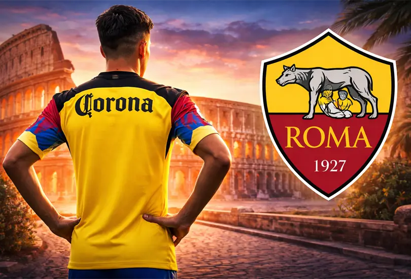 Israel Reyes, defensor del Am&eacute;rica, es seguido por la Roma como posible refuerzo en la Serie A.