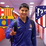 Obed Vargas va de titular con el Atl&eacute;tico de Madrid ante el Barcelona