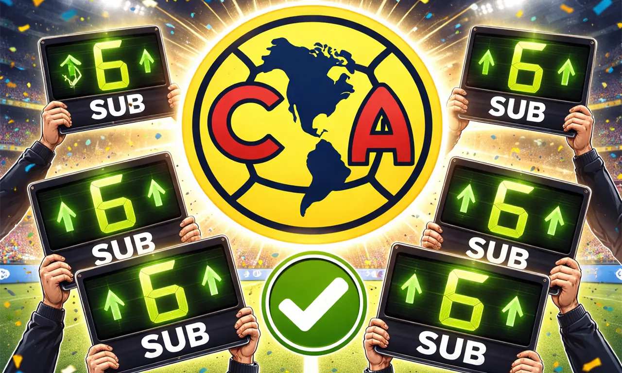  América realizó seis cambios en Torreón y la polémica estalló: ¿violación al reglamento o excepción válida? 