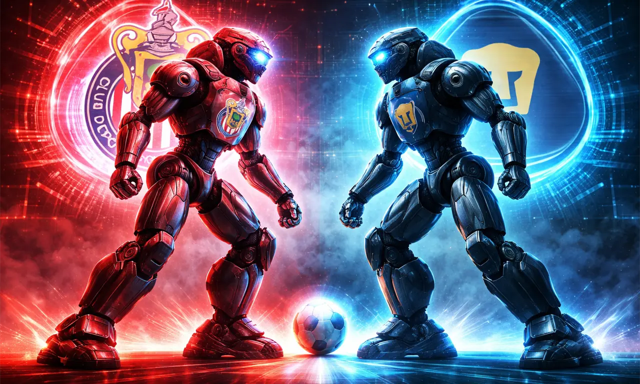  La IA coloca a Chivas como favorito en el clásico ante Pumas en el Estadio Akron. 