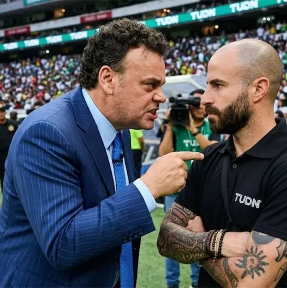 ¿Lo reta a los golpes? Faitelson y Crosas protagonizan tenso momento ¿Lo reta a los golpes? Faitelson y Crosas protagonizan tenso momento