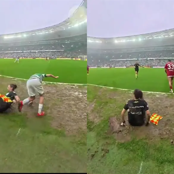 Indignaci&oacute;n: &aacute;rbitra golpeada y nadie la ayuda