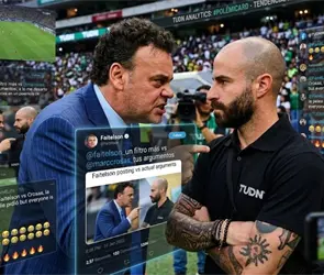 Faitelson y Crosas se despedazan en redes tras bronca en vivo