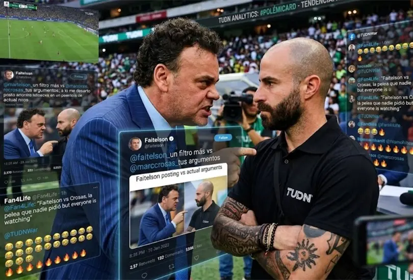 Sigue la pela Faitelson y Crosas