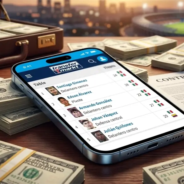 Los cinco jugadores mexicanos m&aacute;s caros del momento seg&uacute;n Transfermarkt