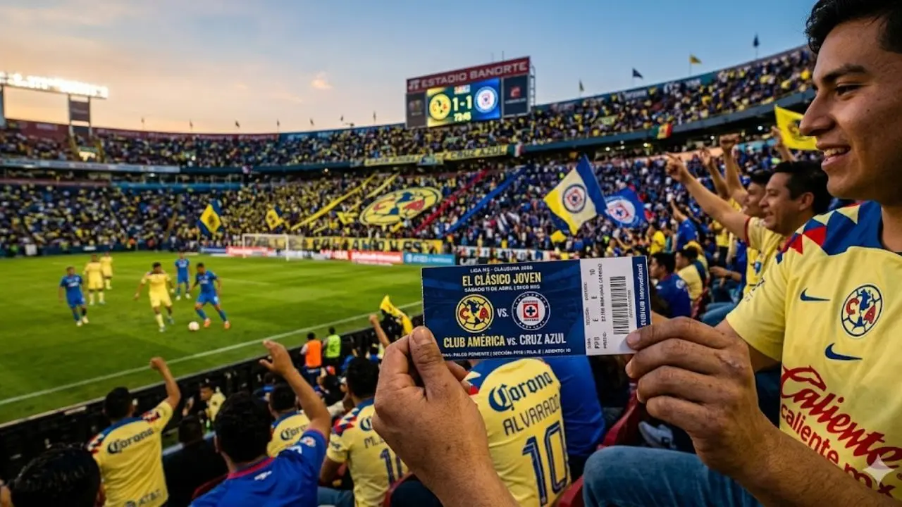  Boletos para el América vs Cruz Azul 