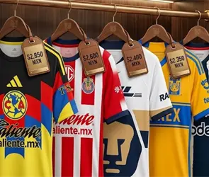 &iquest;No le pierden? Las 5 playeras m&aacute;s caras de los equipos de la Liga MX