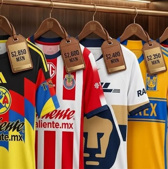 ¿No le pierden? Las 5 playeras más caras de los equipos de la Liga MX ¿No le pierden? Las 5 playeras más caras de los equipos de la Liga MX