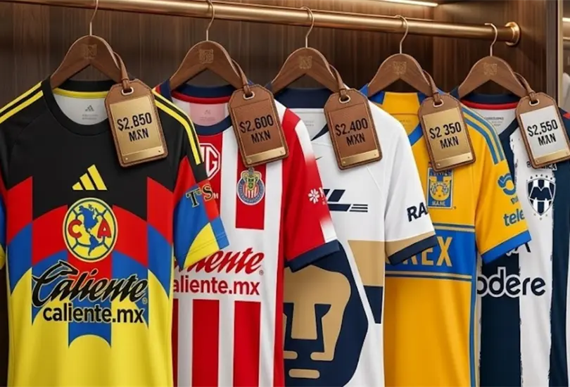 Algunos equipos tienen playeras con costos sumamente elevados