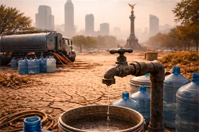 Cortes de agua en CDMX durante abril: revisa si tu colonia est&aacute; en la lista