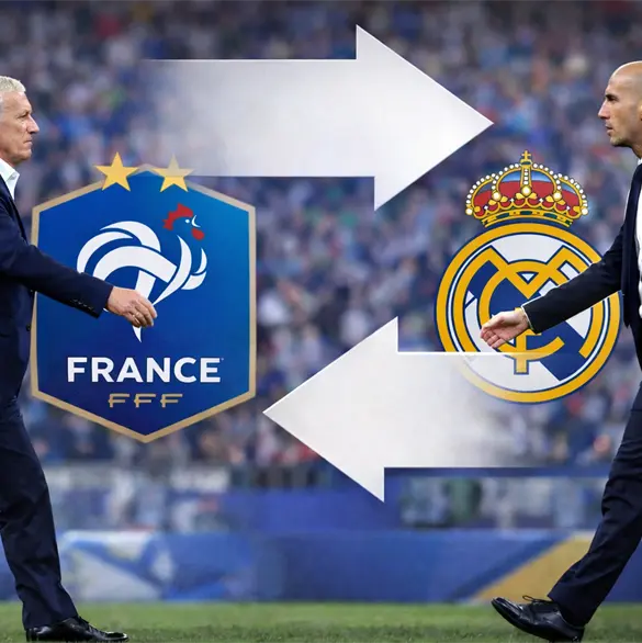 &iquest;Trueque? Deschamps al Real Madrid y Zidane a Francia
