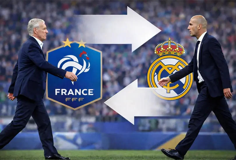 &iquest;Trueque? Deschamps al Real Madrid y Zidane a Francia