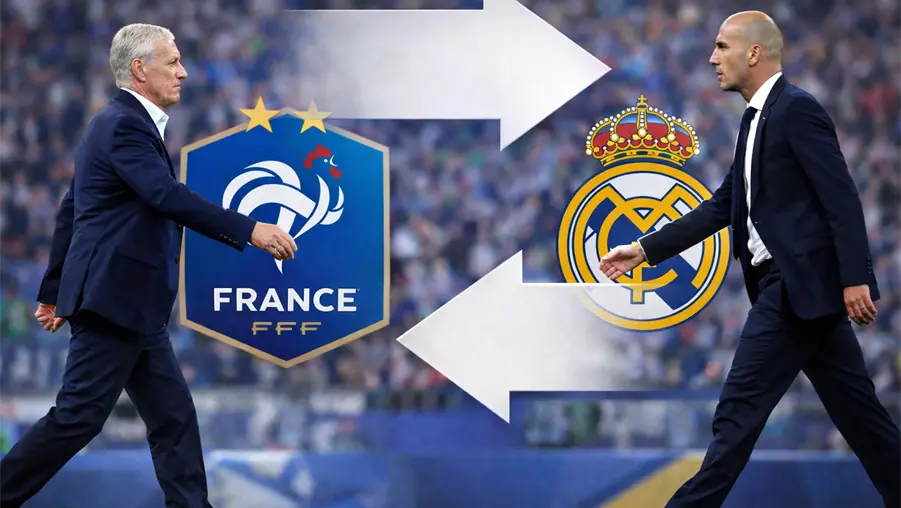 &iquest;Trueque? Deschamps al Real Madrid y Zidane a Francia