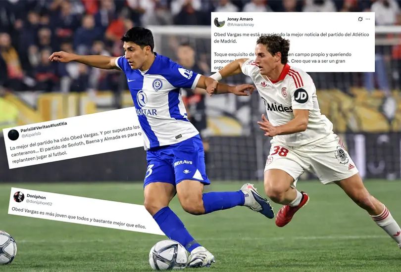 Redes en España explotan en elogios hacia Obed Vargas Redes en España explotan en elogios hacia Obed Vargas