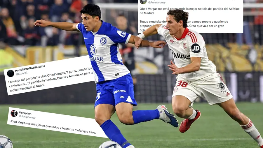 Redes en Espa&ntilde;a explotan en elogios hacia Obed Vargas