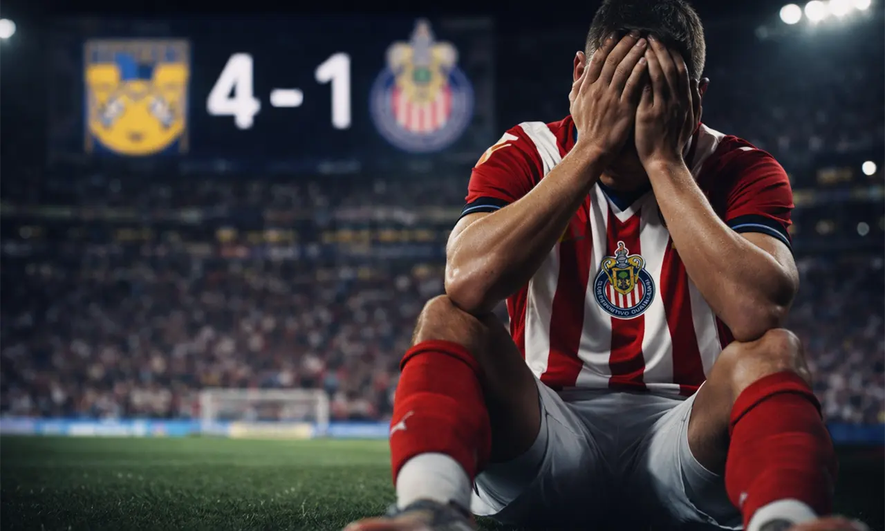 Chivas es goleado en el Volcán y no convence ante equipos fuertes 