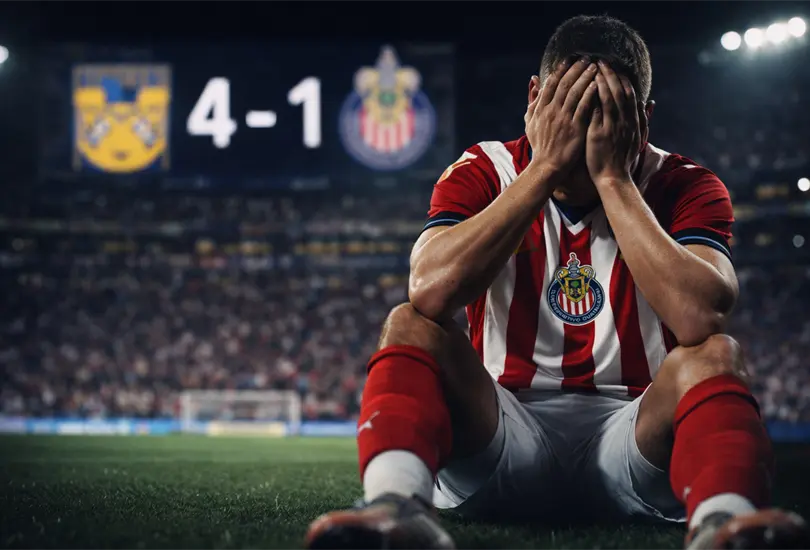 Chivas es goleado en el Volcán y no convence ante equipos fuertes Chivas es goleado en el Volcán y no convence ante equipos fuertes