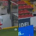 Tremendo susto: Emilio Lara cae en el Corregidora