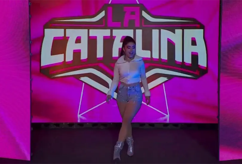 La chilena La Catalina sorprendió en AAA y retó a Lady Flammer en pleno festejo La chilena La Catalina sorprendió en AAA y retó a Lady Flammer en pleno festejo