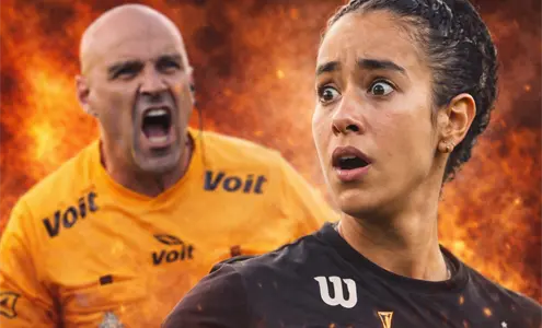 ¿Castigo a Katia? Chacón acusa a la árbitra de violar el reglamento ¿Castigo a Katia? Chacón acusa a la árbitra de violar el reglamento