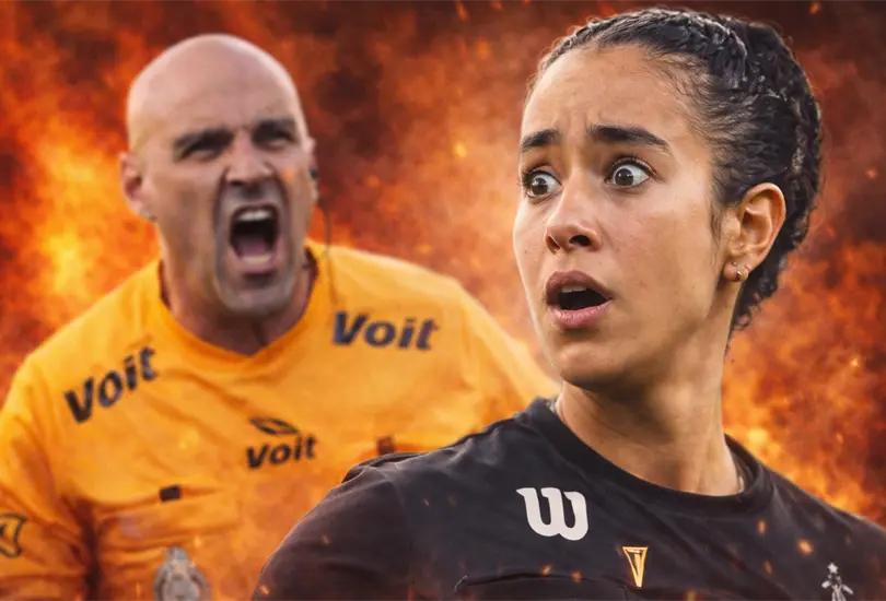 ¿Castigo a Katia? Cachón acusa a la árbitra de violar el reglamento ¿Castigo a Katia? Cachón acusa a la árbitra de violar el reglamento