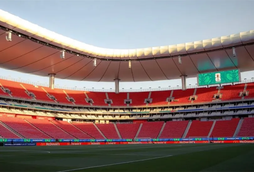 Chivas cambia el c&eacute;sped del Akron