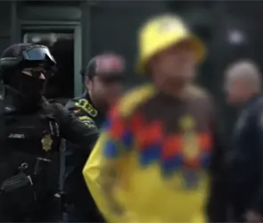 Detienen a m&aacute;s de 50 aficionados del Am&eacute;rica rumbo al estadio