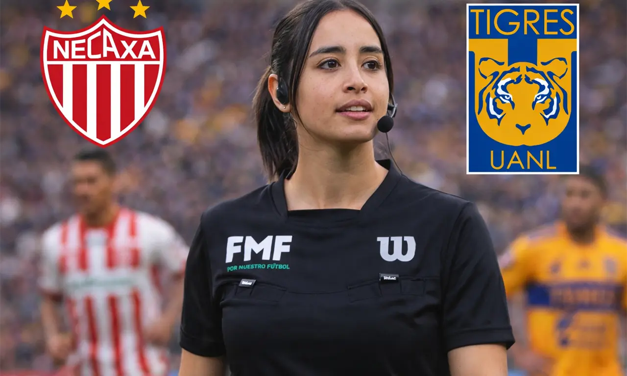  Katia Itzel García dirigirá el Necaxa vs Tigres tras recibir respaldo de la Comisión. 