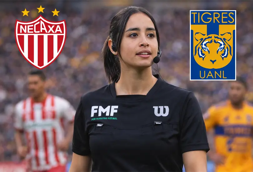 Katia Itzel Garc&iacute;a dirigir&aacute; el Necaxa vs Tigres tras recibir respaldo de la Comisi&oacute;n.