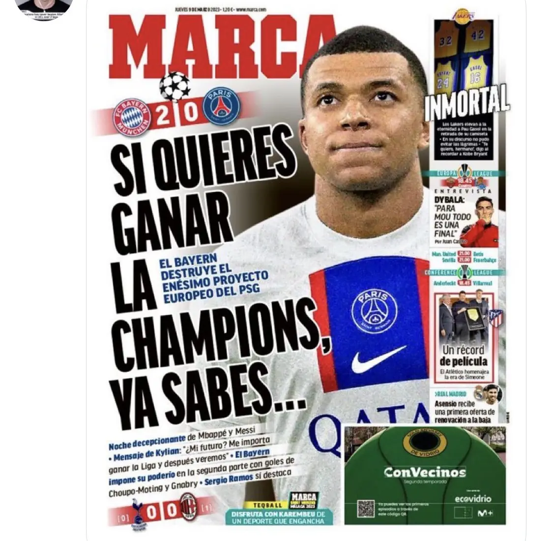 Le recuerdan su pasado a Mbappé