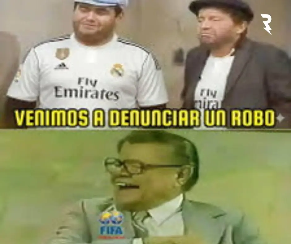 Real Madrid denunciando un robo