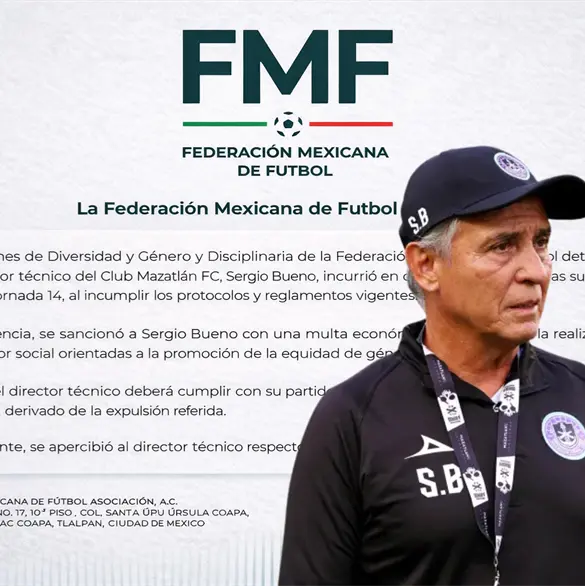 FMF sanciona a Sergio Bueno por conducta impropia