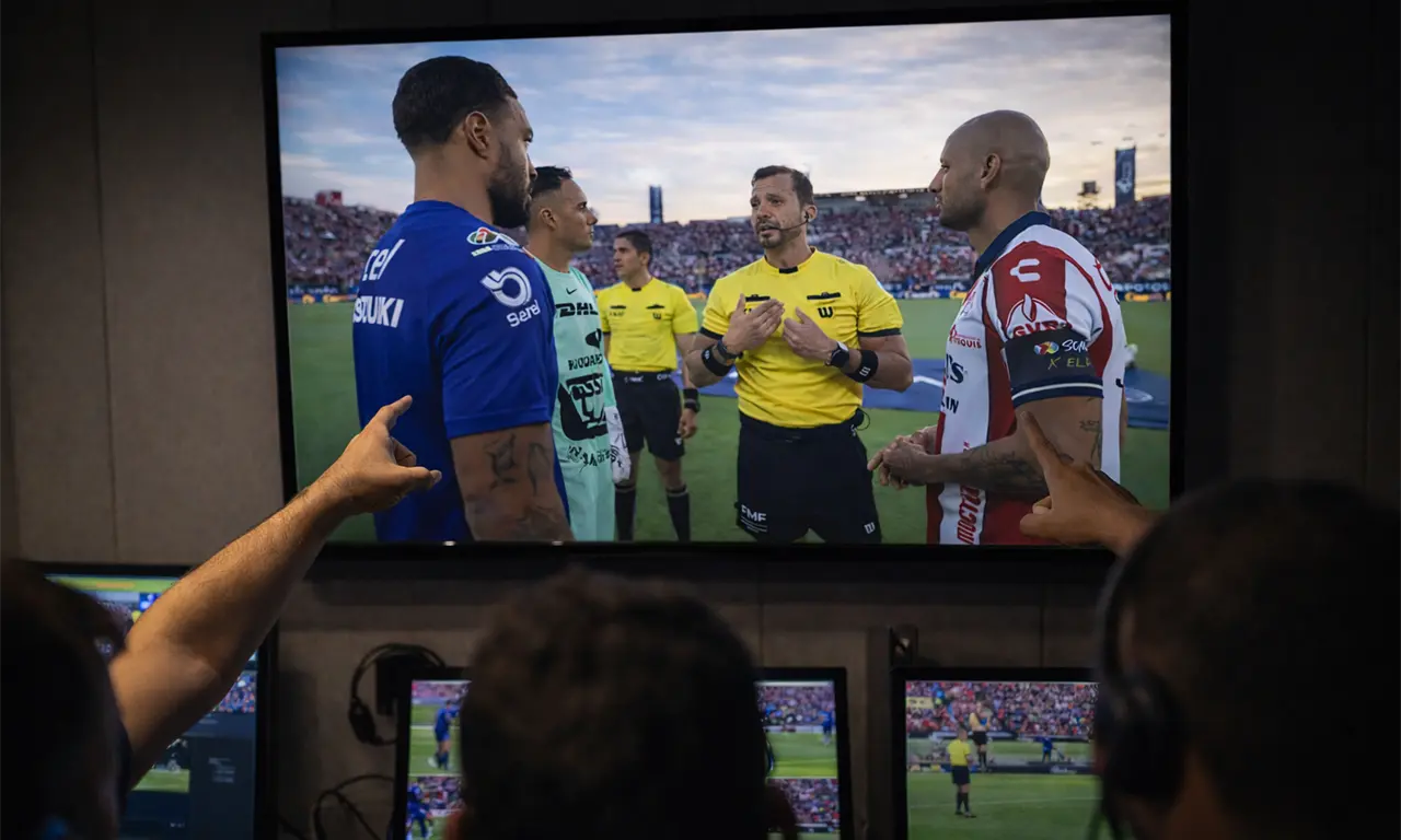  Comisión de Árbitros niega uso indebido del VAR en Pumas vs San Luis 