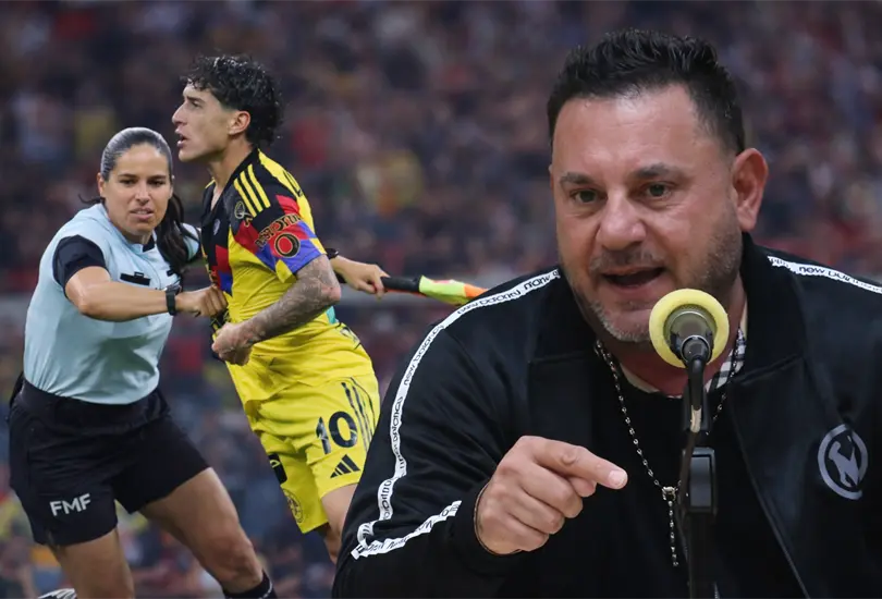 Antonio Mohamed critic&oacute; a Karen D&iacute;az por intervenir en el choque entre Helinho y Zendejas durante el Am&eacute;rica vs Toluca.