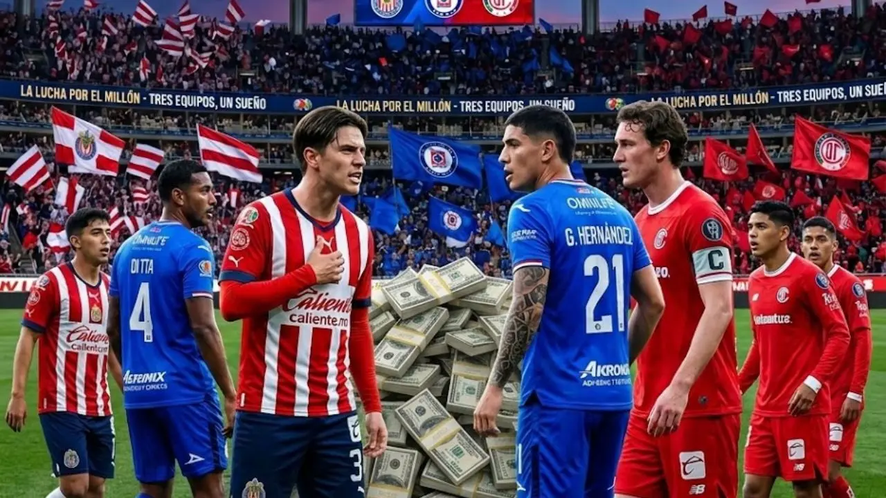  Toluca, Cruz Azul Azul y Chivas 